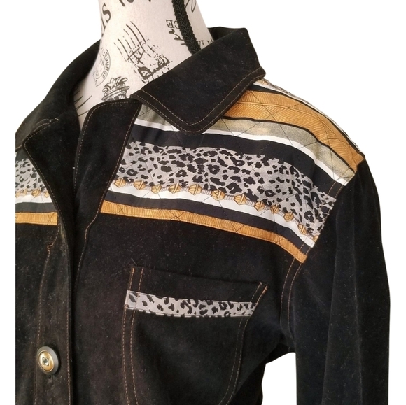 Nancy Bolen City Girl Velvet Jacket – Western Vintage Edition - Picture 3 of 4